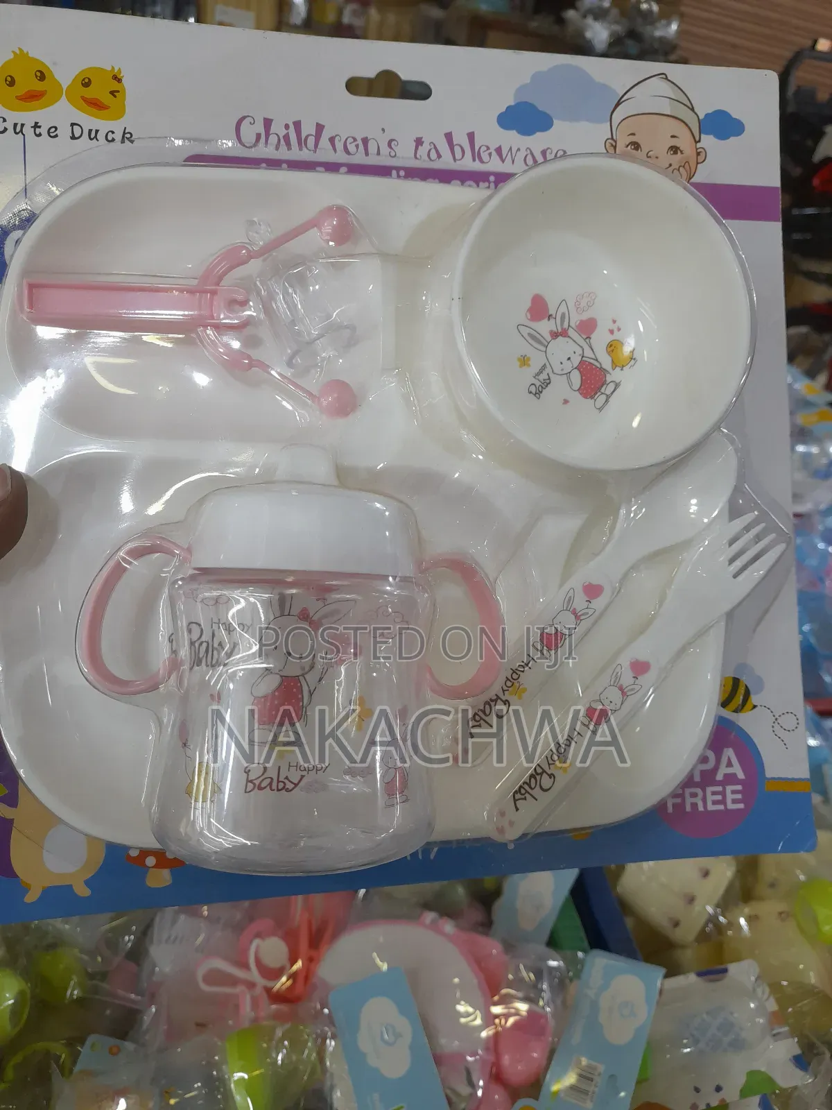 Its Ababy Set of Bowls Cups Fork and Spoon