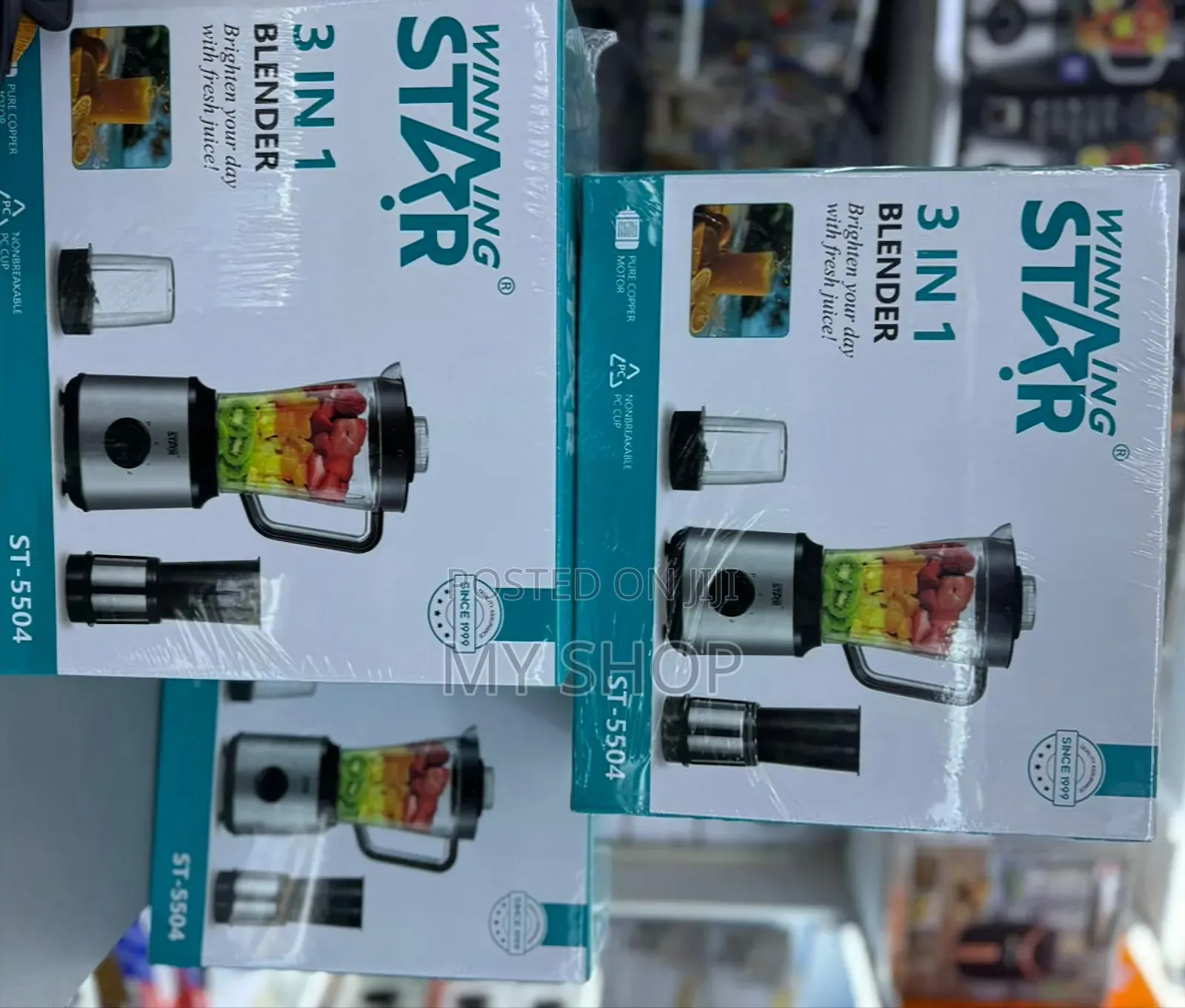 Winning Star 3-in-1 Multifunctional Blender, Model St-5504