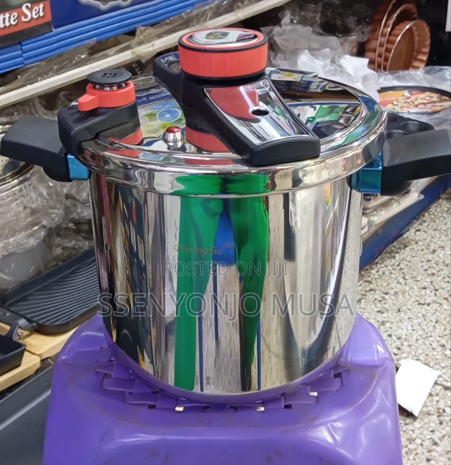 Stainless Steel Pressure Cooker 10l – Large Capacity Fast Cooking Pot.