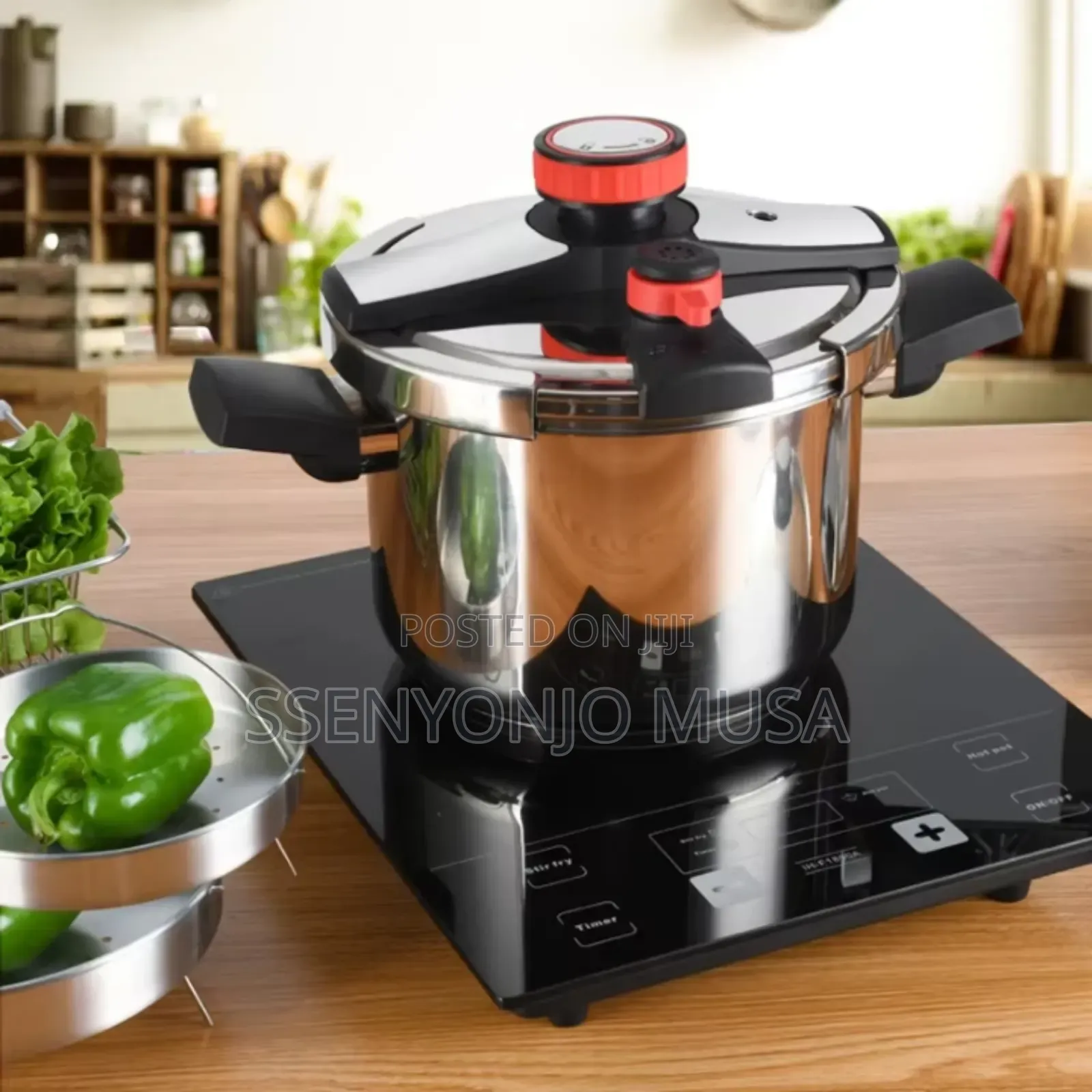 Stainless Steel Pressure Cooker 10l – Large Capacity Fast Cooking Pot.