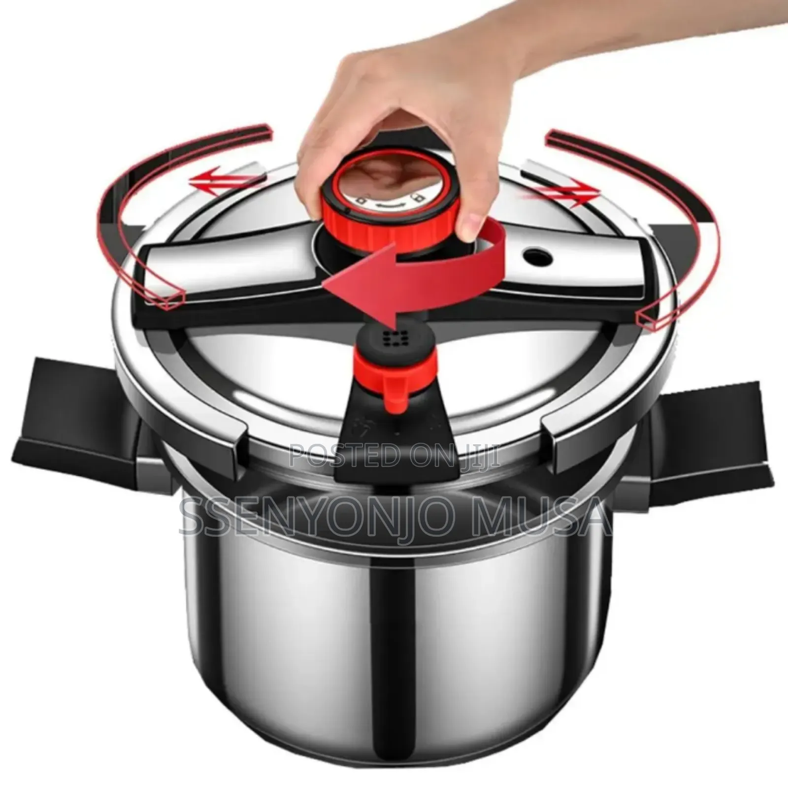 Stainless Steel Pressure Cooker 10l – Large Capacity Fast Cooking Pot.