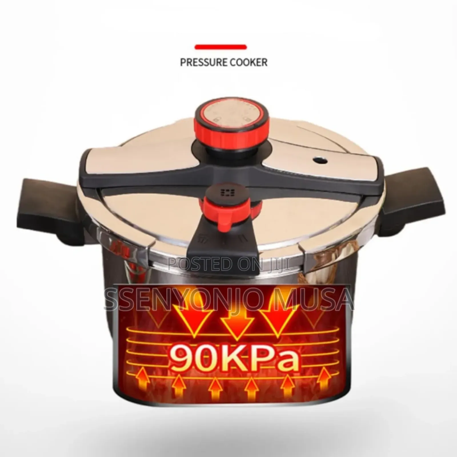 Stainless Steel Pressure Cooker 12l – Large Capacity Fast Cooking Pot.