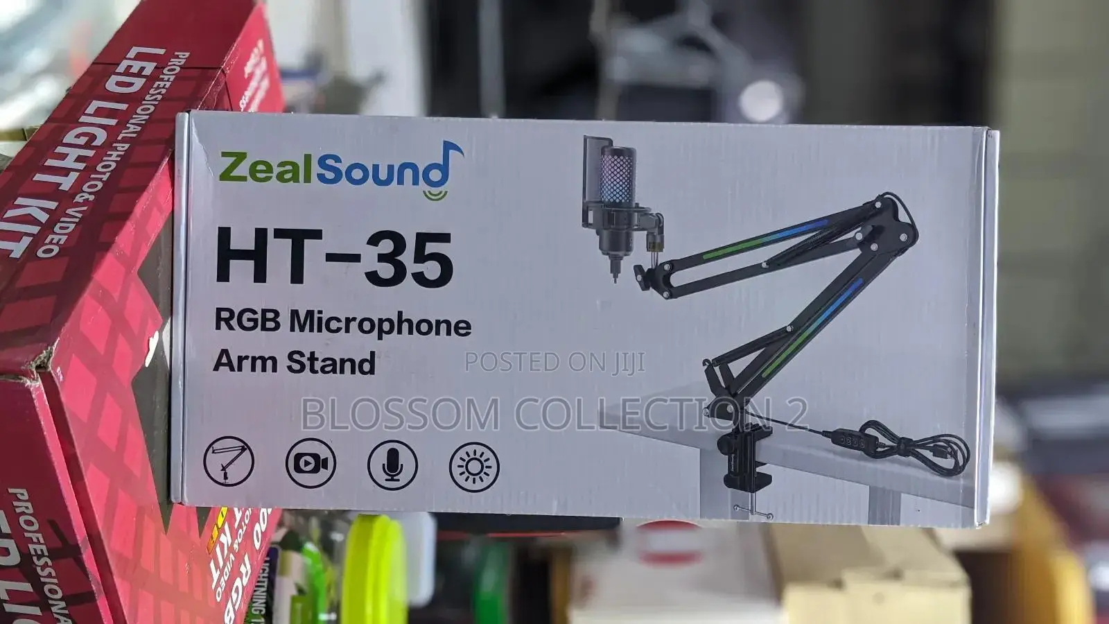 Ht 35 RGB Microphone Arm Stand Holder