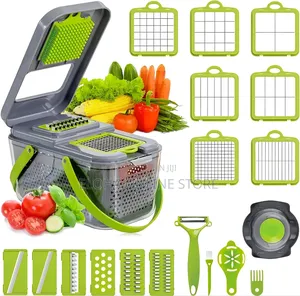 22-Piece Multi-Function Veggie Fruit Chopper