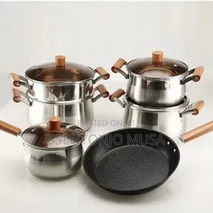 10-Piece Stainless Steel Cookware Set With Utensils | Induction