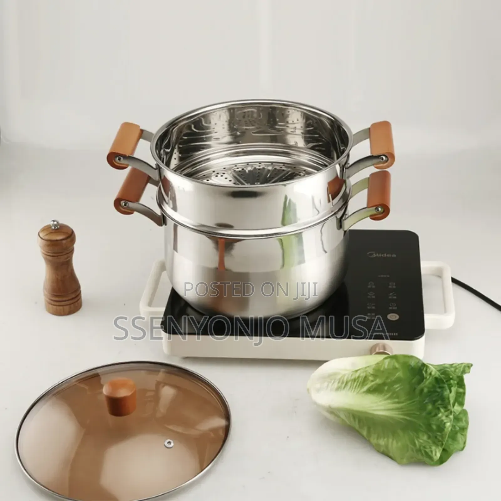 10-Piece Stainless Steel Cookware Set With Utensils | Induction