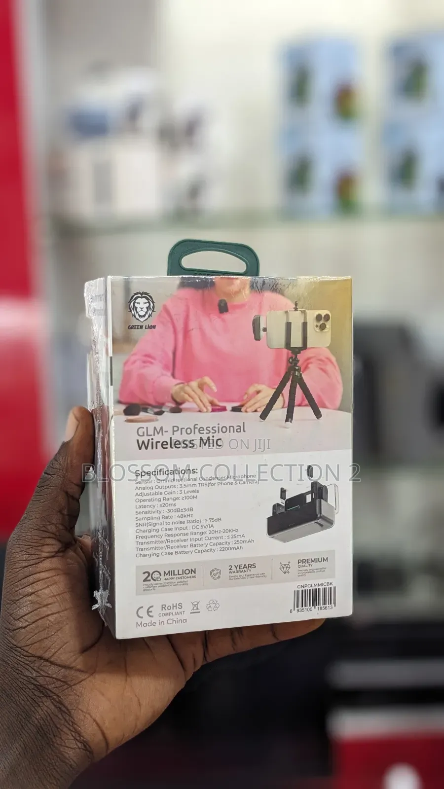 Green Lion GLM-Professional Wireless Microphone 7 Hours 360° Pick Up