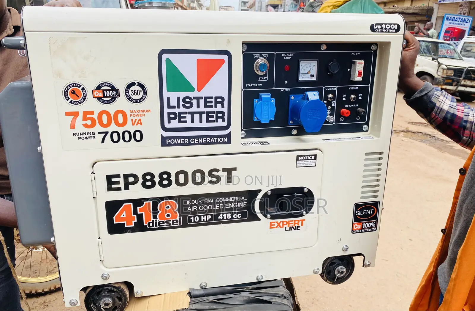 7.5kva Super Silent Generetor Lister Petter Brand