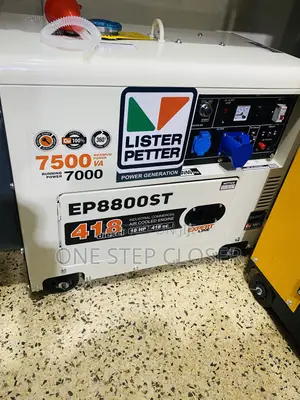 7.5kva Super Silent Generetor Lister Petter Brand