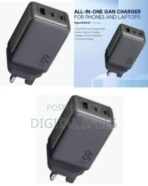 Oraimo 65w All-in-One Gan Wall Charger Kit With 100w Cable, Hyper Gan