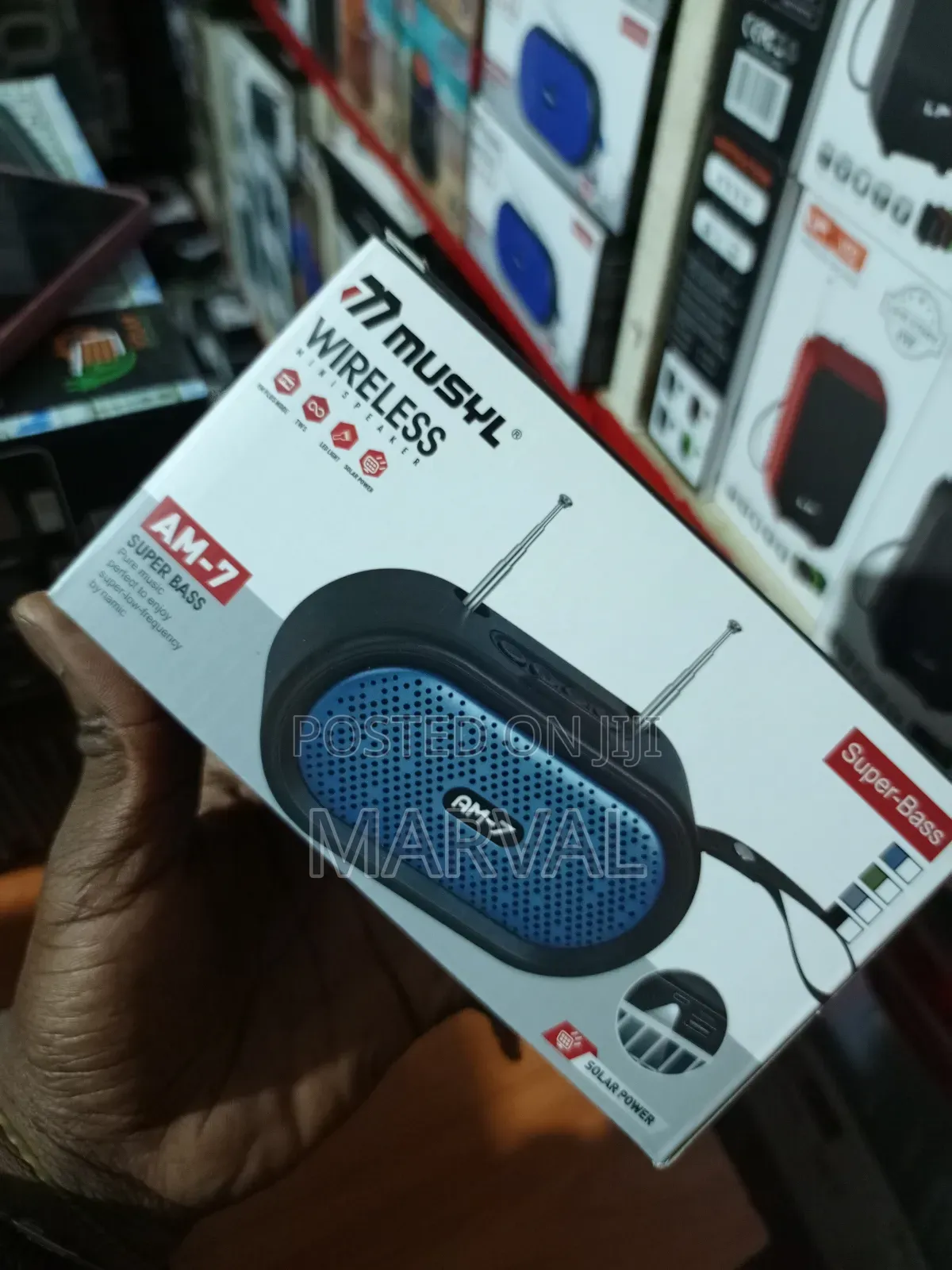 Musyl Am-6 and Am-7 Wireless Super-Bass Bluetooth