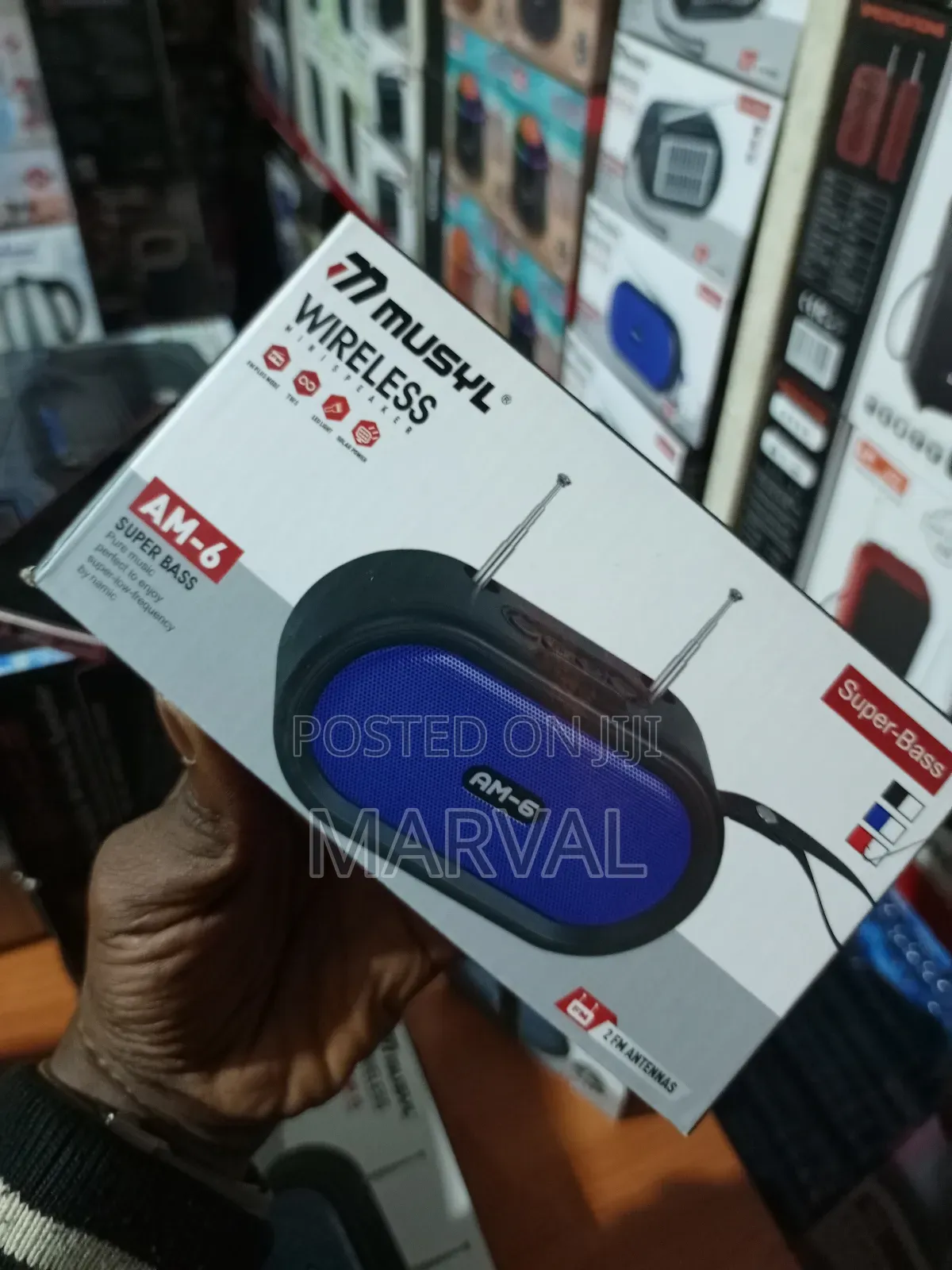 Musyl Am-6 and Am-7 Wireless Super-Bass Bluetooth