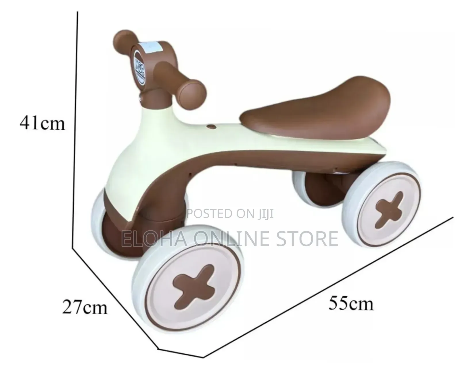 Cutey Four-Wheel Baby Balance Bike