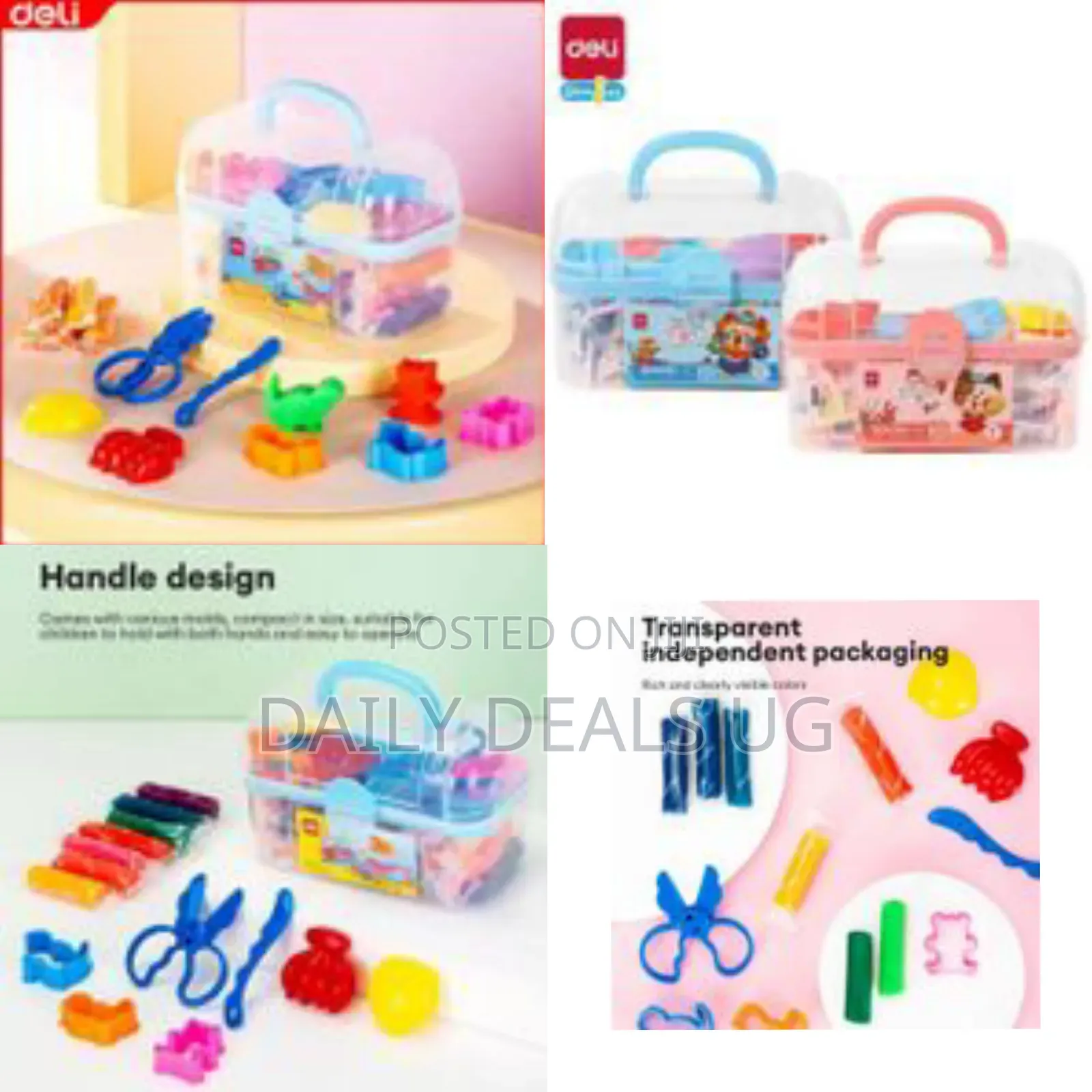 24 Colors Play Clay Dough Set for Kids Safe and Interesting Treasures