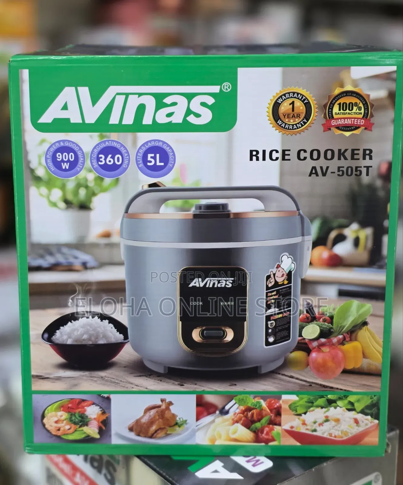 Av-505t Electric Rice Cooker. 