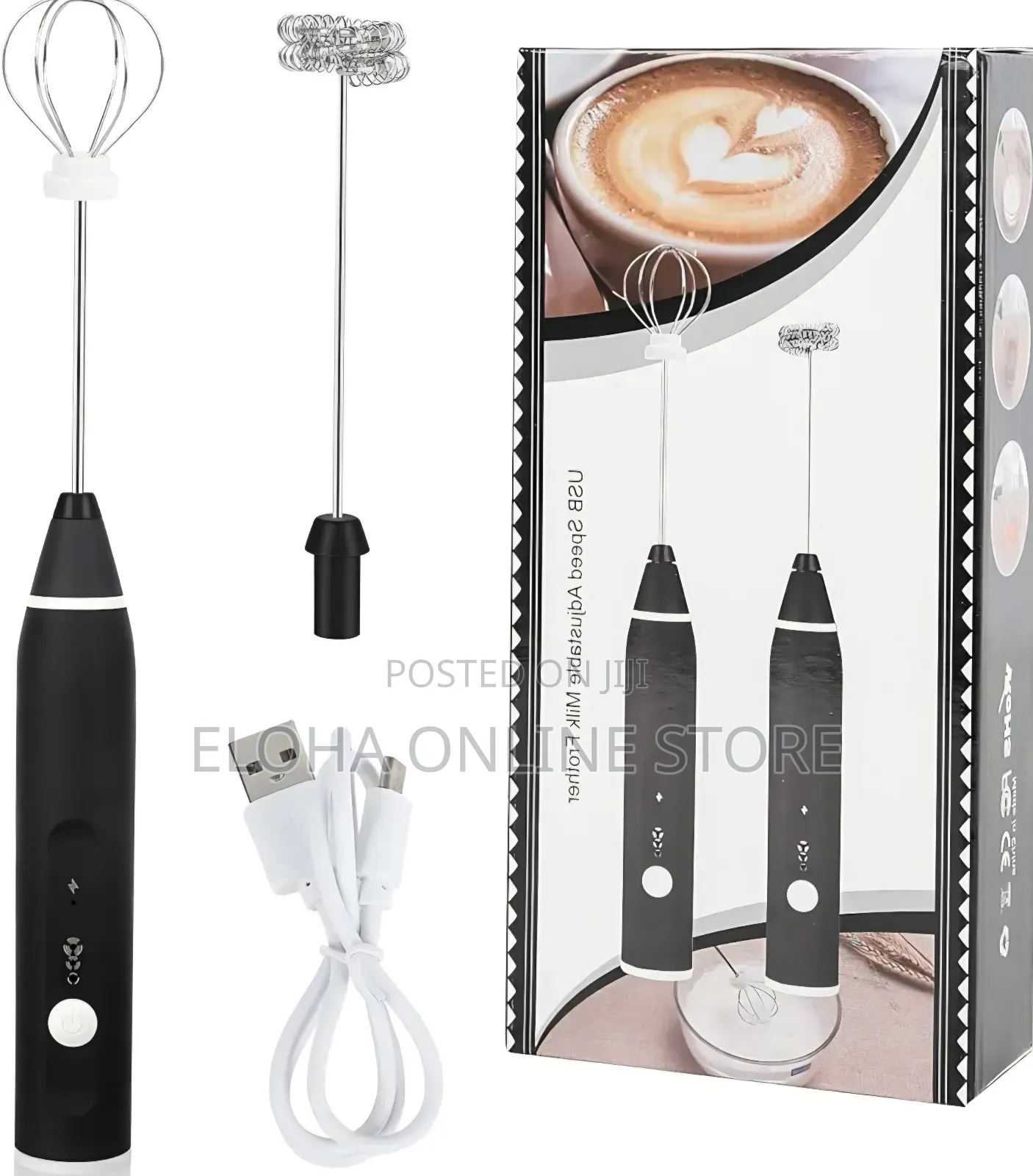 2in1 Rechargeable Milk and Coffee Frother