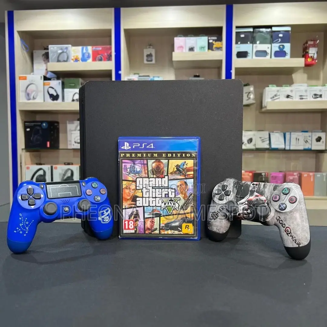 Ps4 Advanced Bundle, Two Pads, 16 Games Ready, Vivid Steady Action.