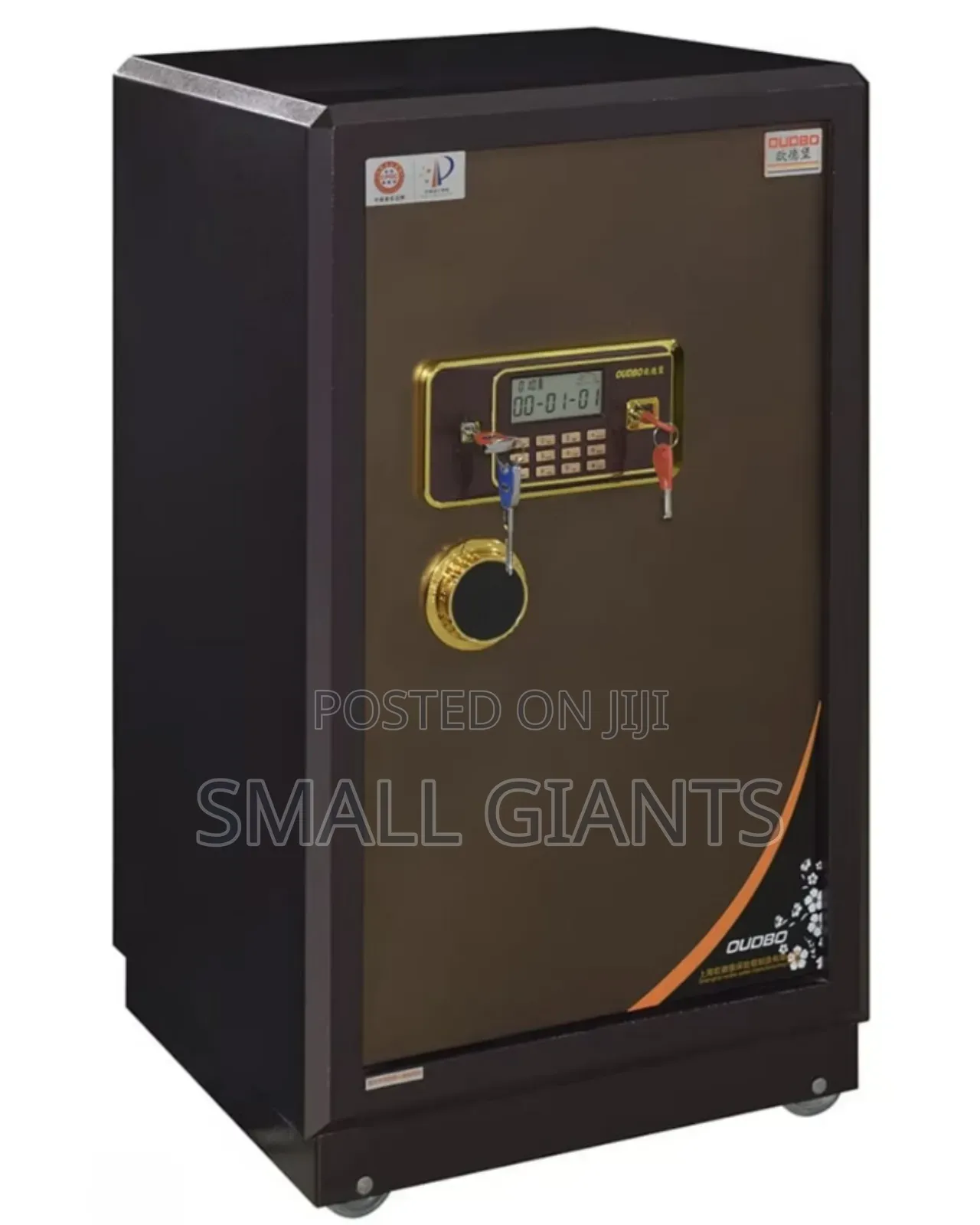 High Security Fireproof Digital Safe Box With Dual Locks