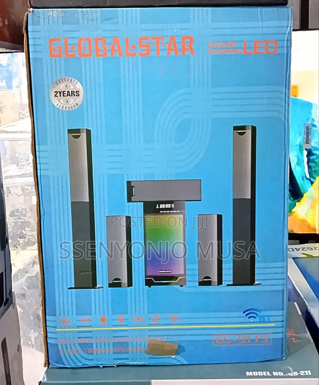Globalstar Home Theater 5.1 Channel Gs-9115 | 100w With Bluetooth