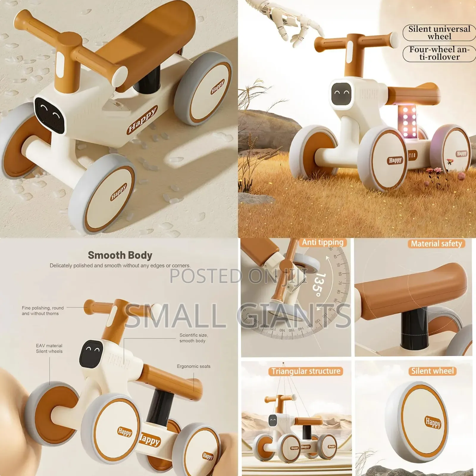 Led Baby Balance Bike With Music