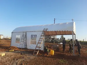 200seater Permanent Tent in White