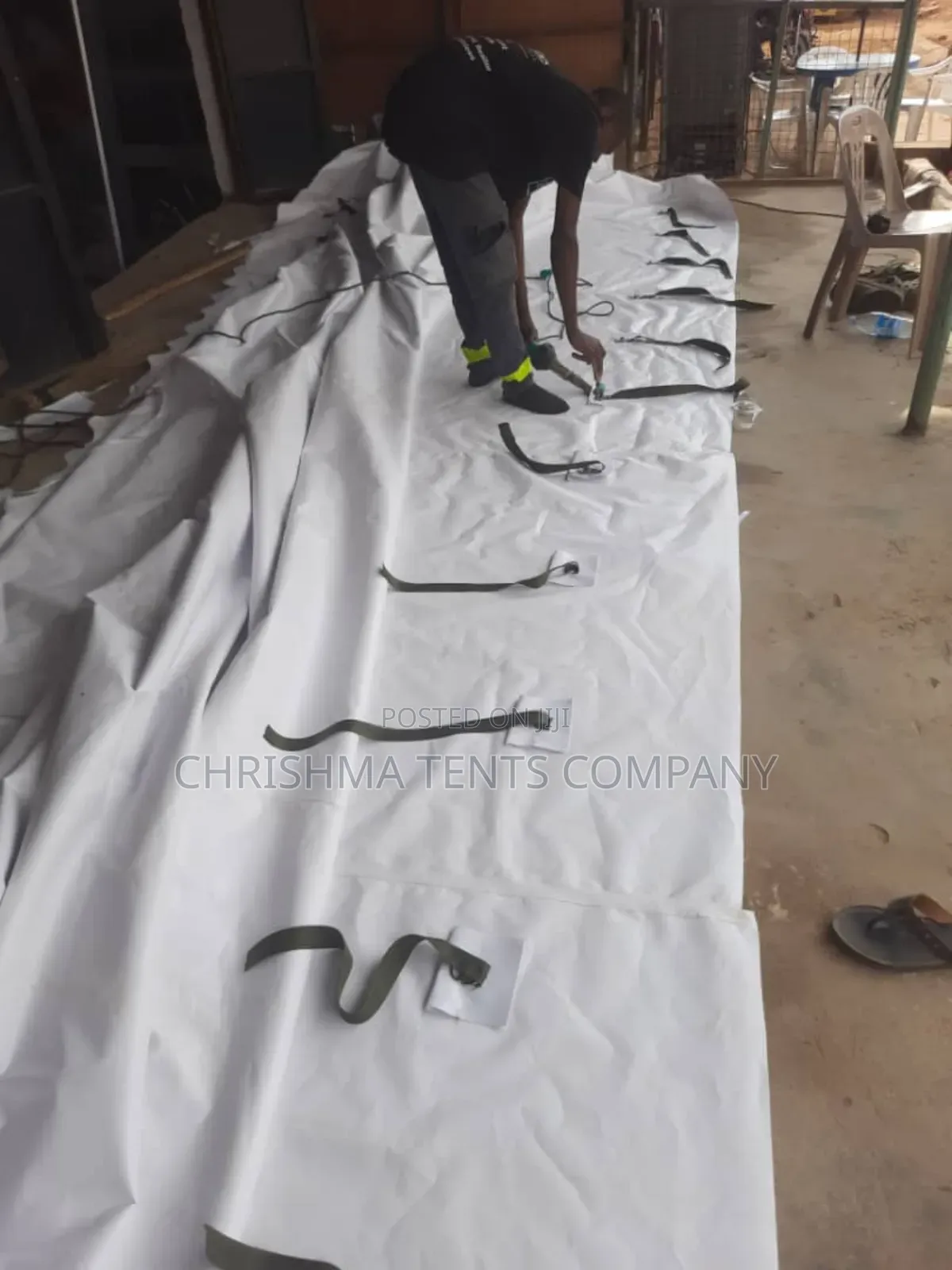 200seater Permanent Tent in White