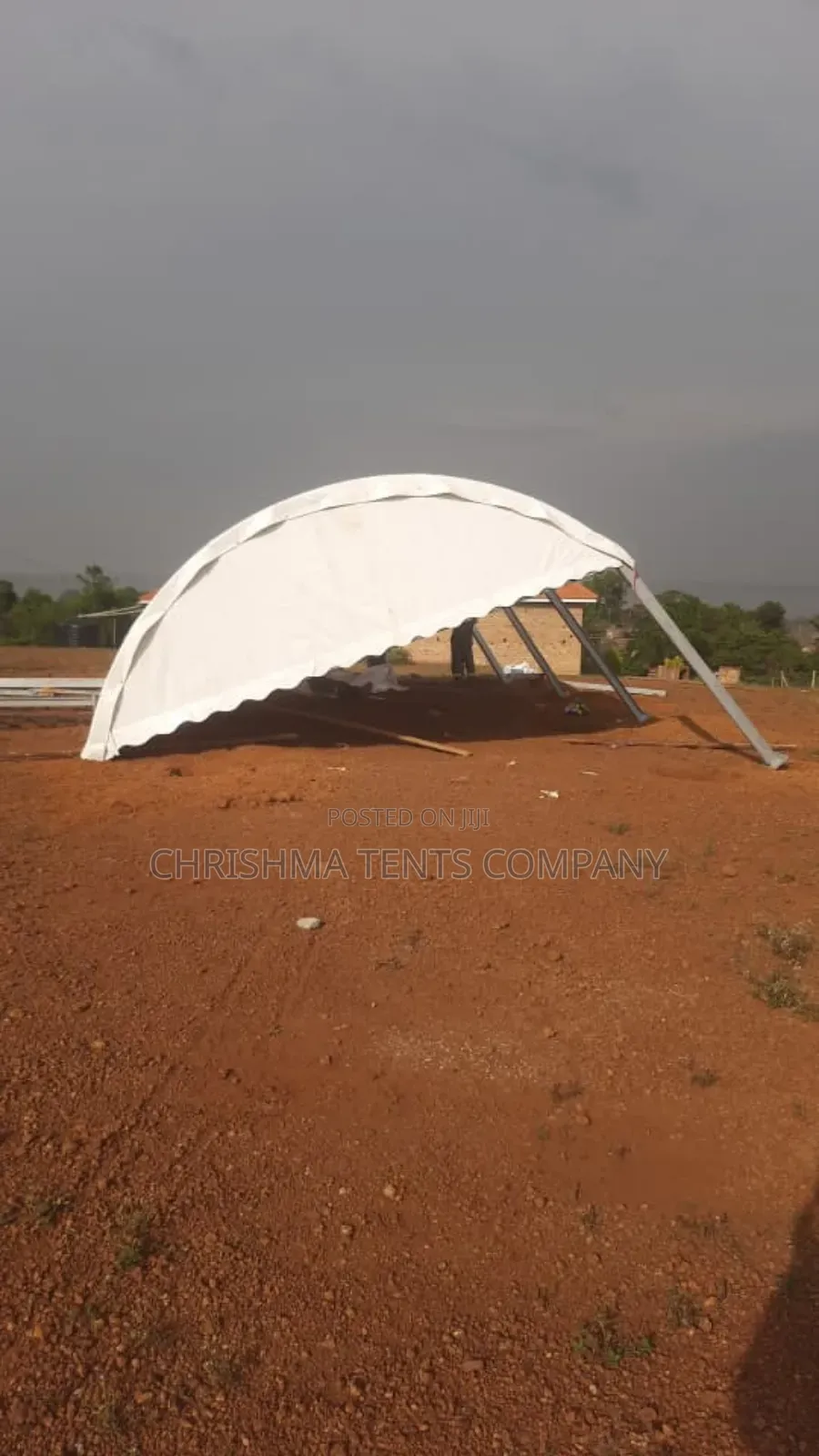 200seater Permanent Tent in White