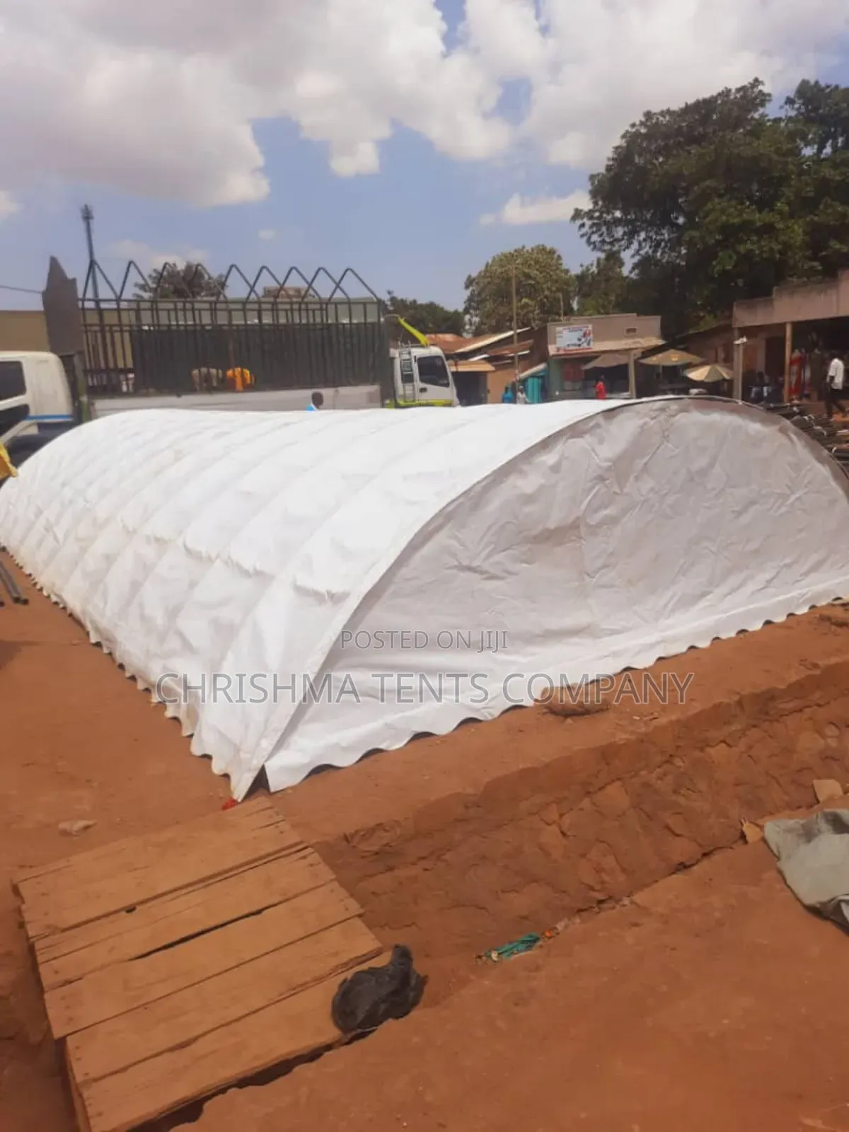 200seater Permanent Tent in White