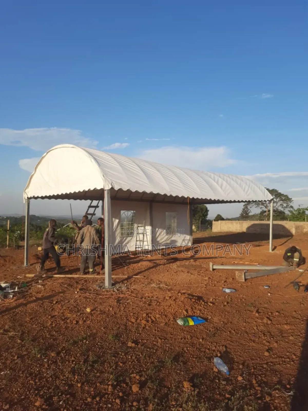 200seater Permanent Tent in White
