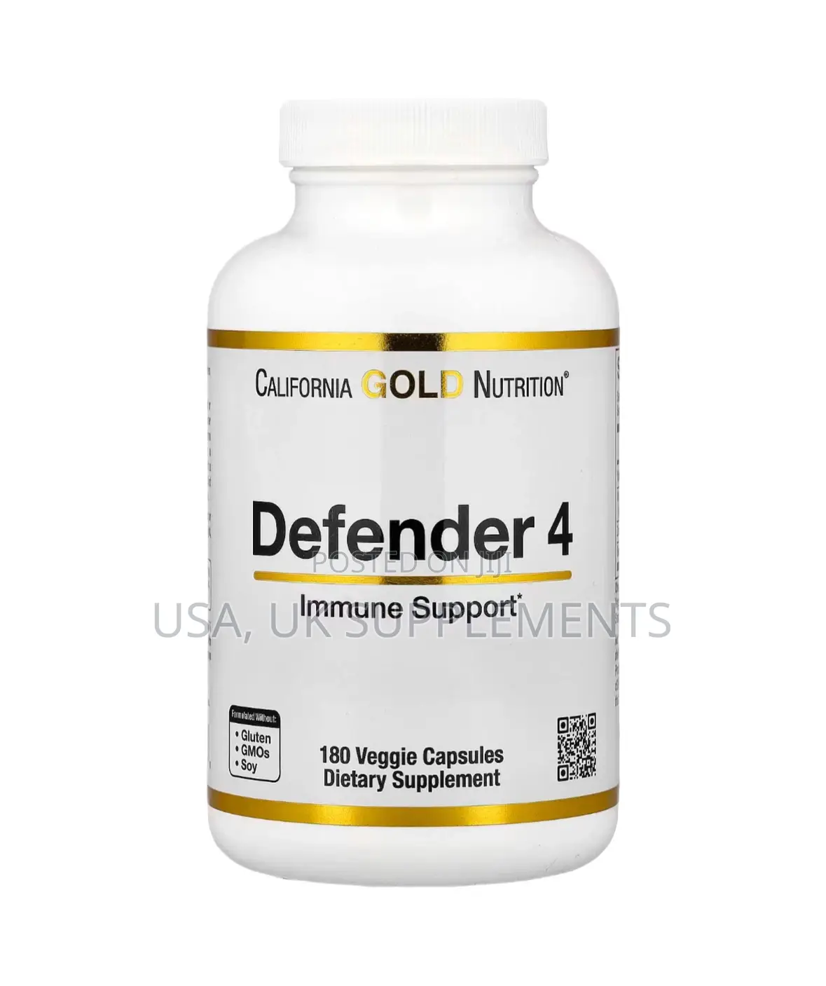 Defender 4 Immunity 180 Veg Capsules Vitamin C,Vitamin D,Selenium,Zinc