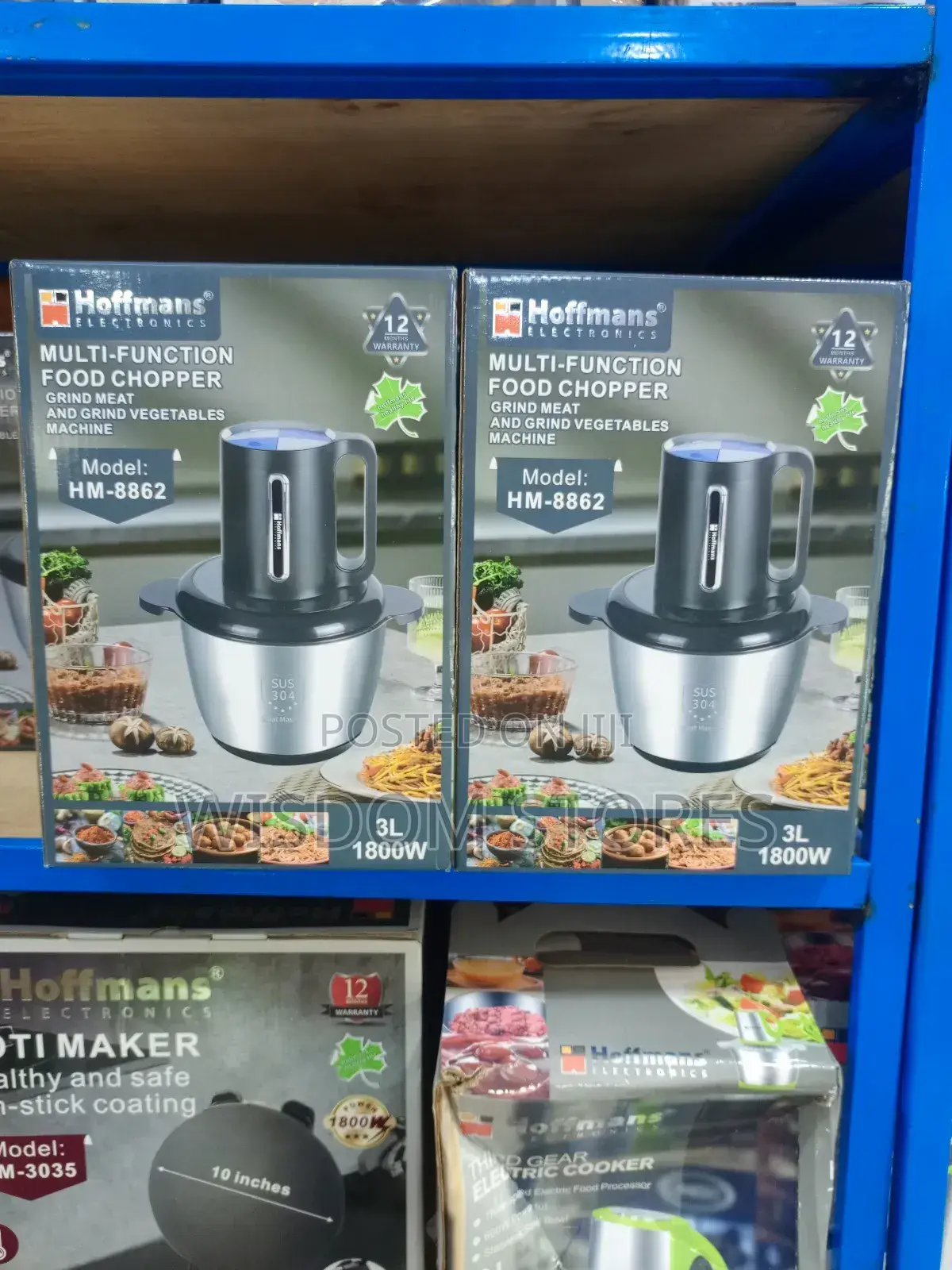 Hoffmans Multi-Function Food Chopper