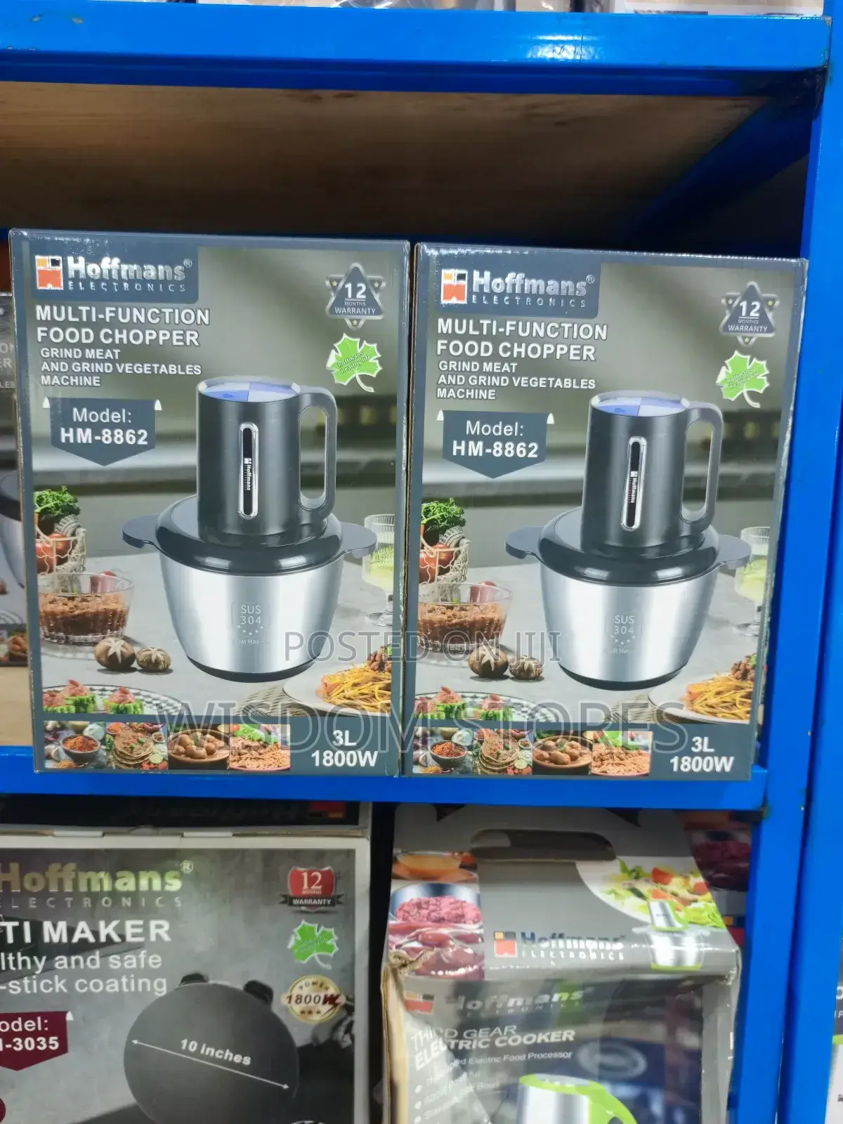 Hoffmans Multi-Function Food Chopper