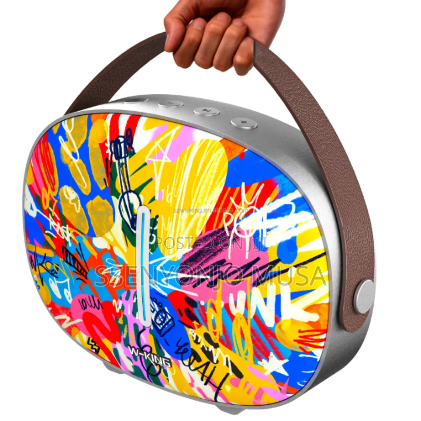 W-King T8ii 40w Portable Bluetooth Speaker With RGB Lights Handle
