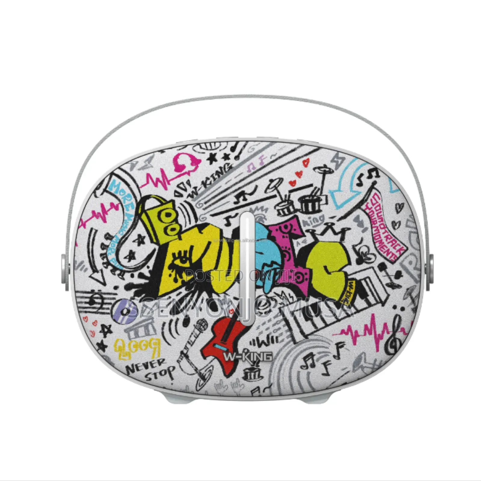 W-King T8ii 40w Portable Bluetooth Speaker With RGB Lights Handle