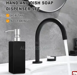 2pcs Ceramic Hand and Dish Soap Dispenser Set