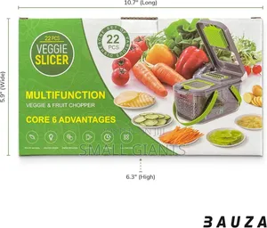 22-piece Multi-function Veggie Fruit Chopper