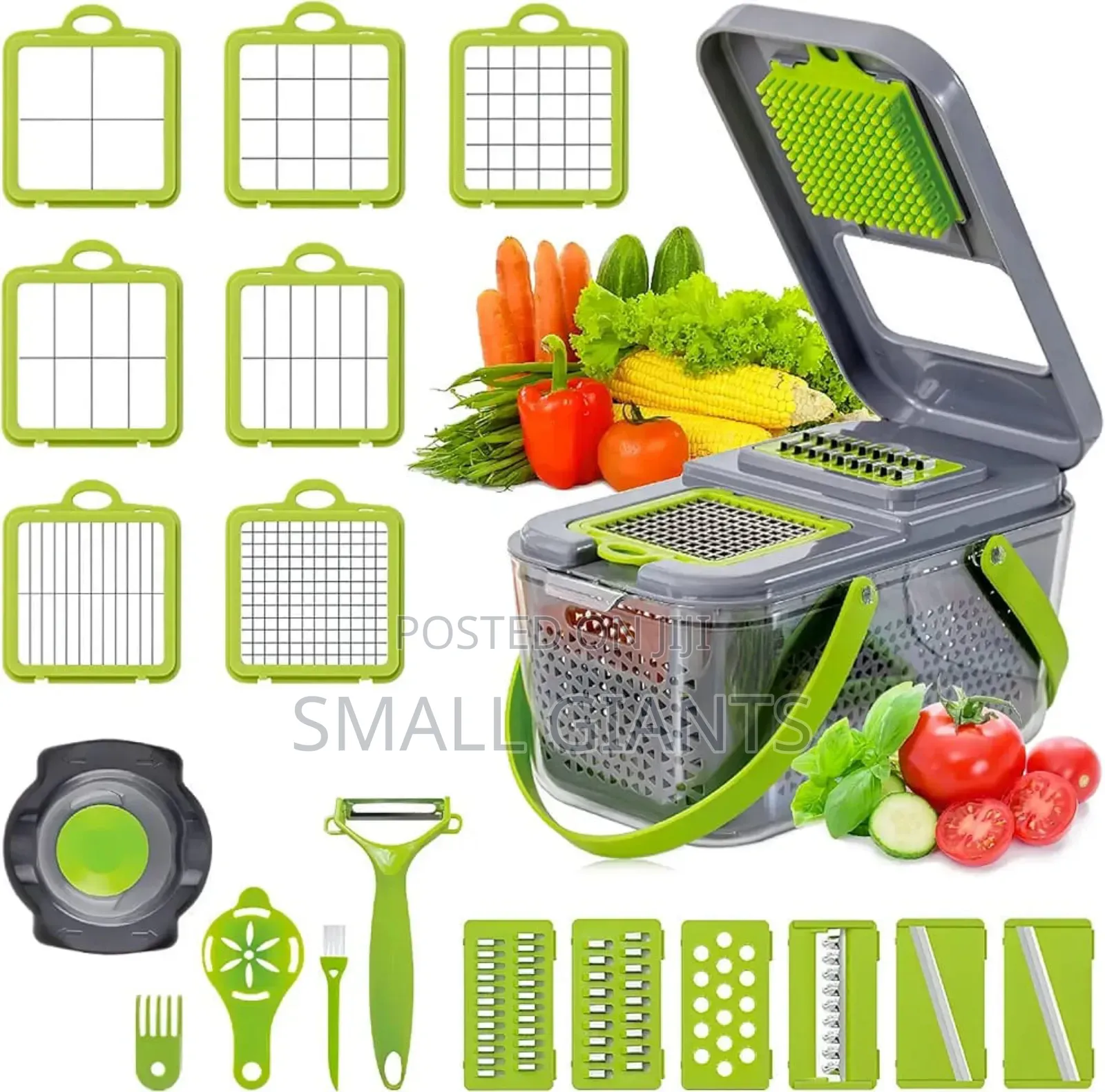22-piece Multi-function Veggie Fruit Chopper