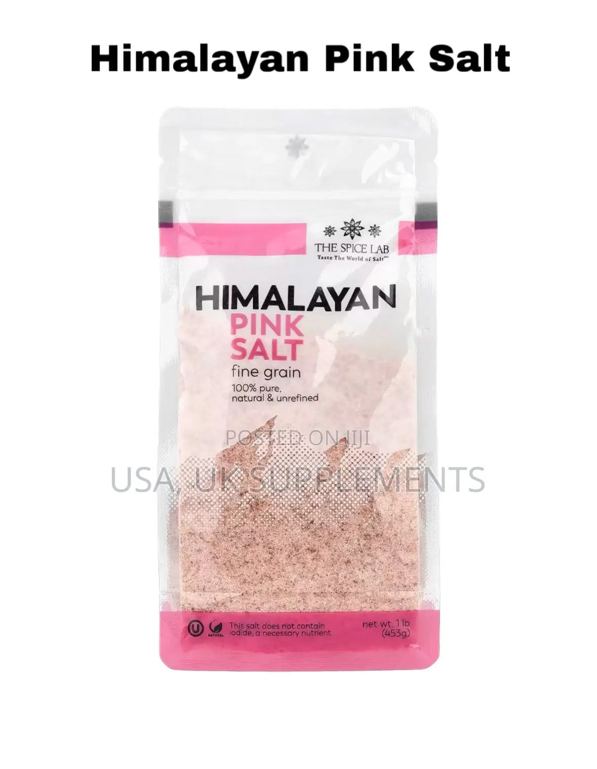 Himalayan Pink Salt 453g (The Spice Lab)