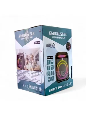 Globalstar Y65 Professional Active Karaoke Speaker System –50w, 6.5 Bt