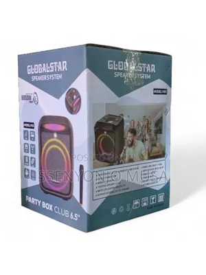 Globalstar Y65 Professional Active Karaoke Speaker System –50w, 6.5 Bt