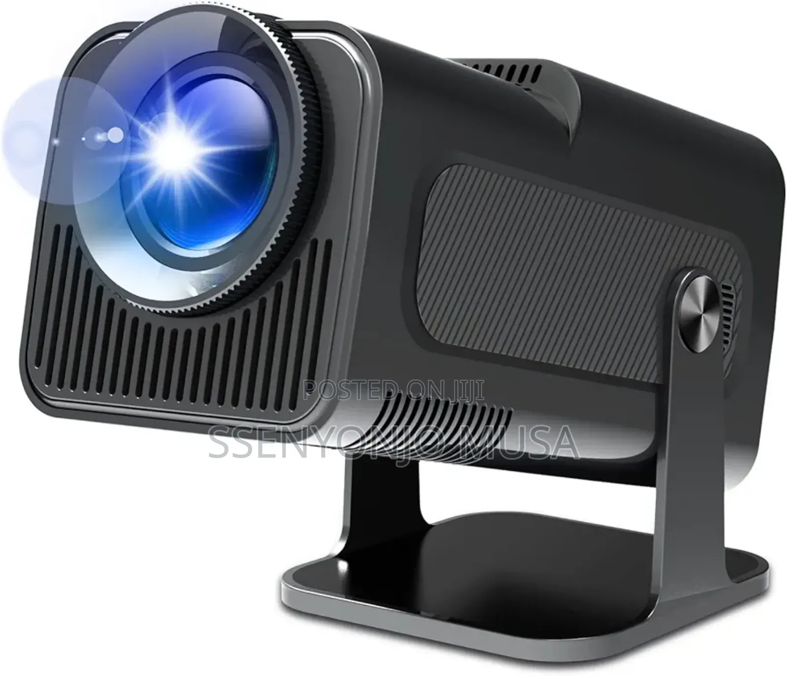 Mini Portable Smart Projector 1080p Fhd, 10000 Lumens, Wifi 6, Bt