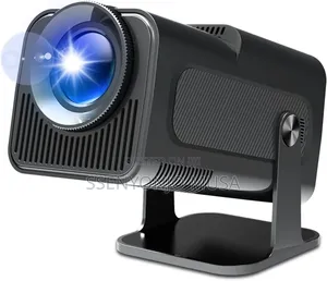 Mini Portable Smart Projector 1080p Fhd, 10000 Lumens, Wifi 6, Bt