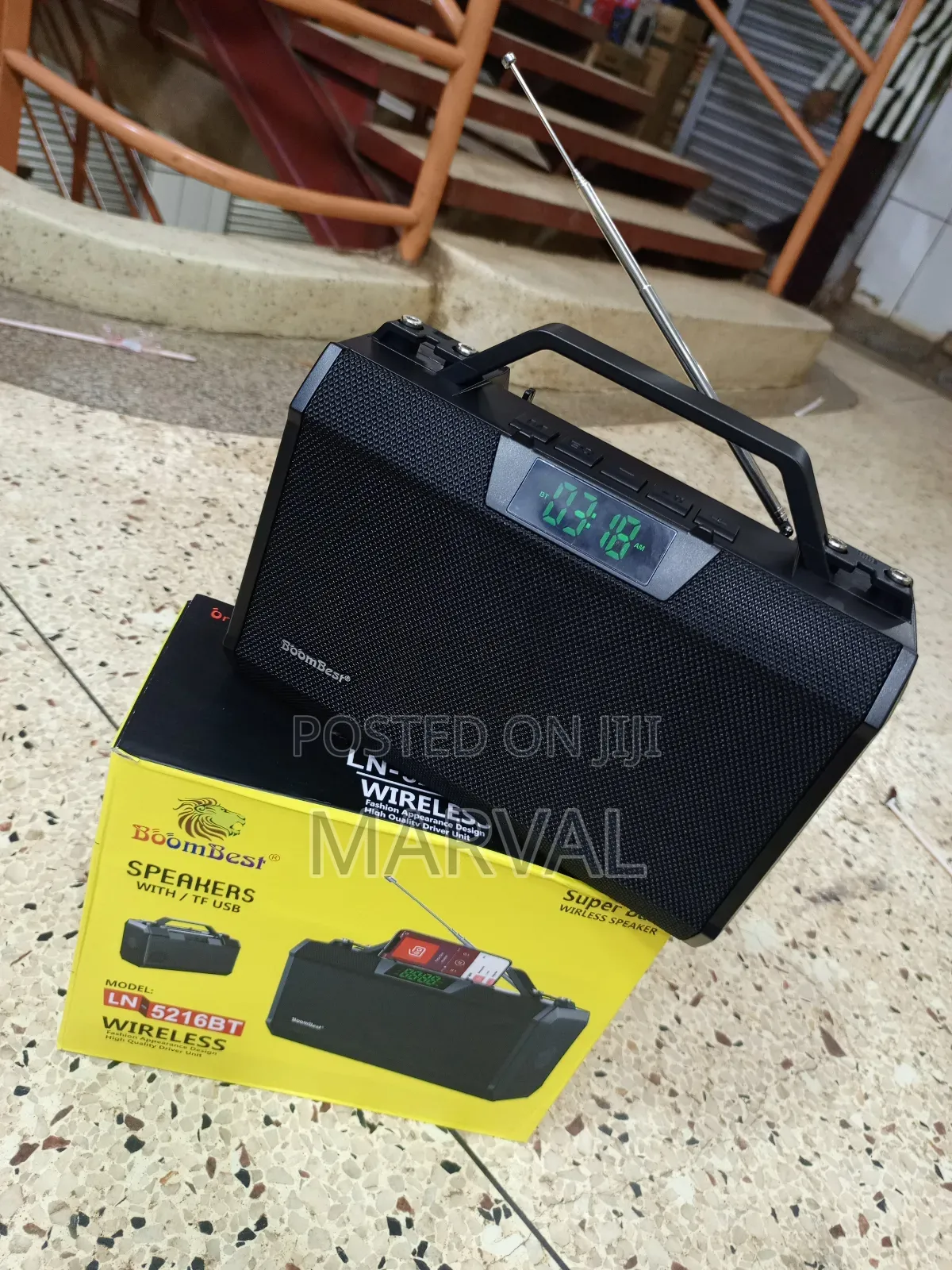 Boombest Nl-5216bt Portable Wireless Speaker Box.