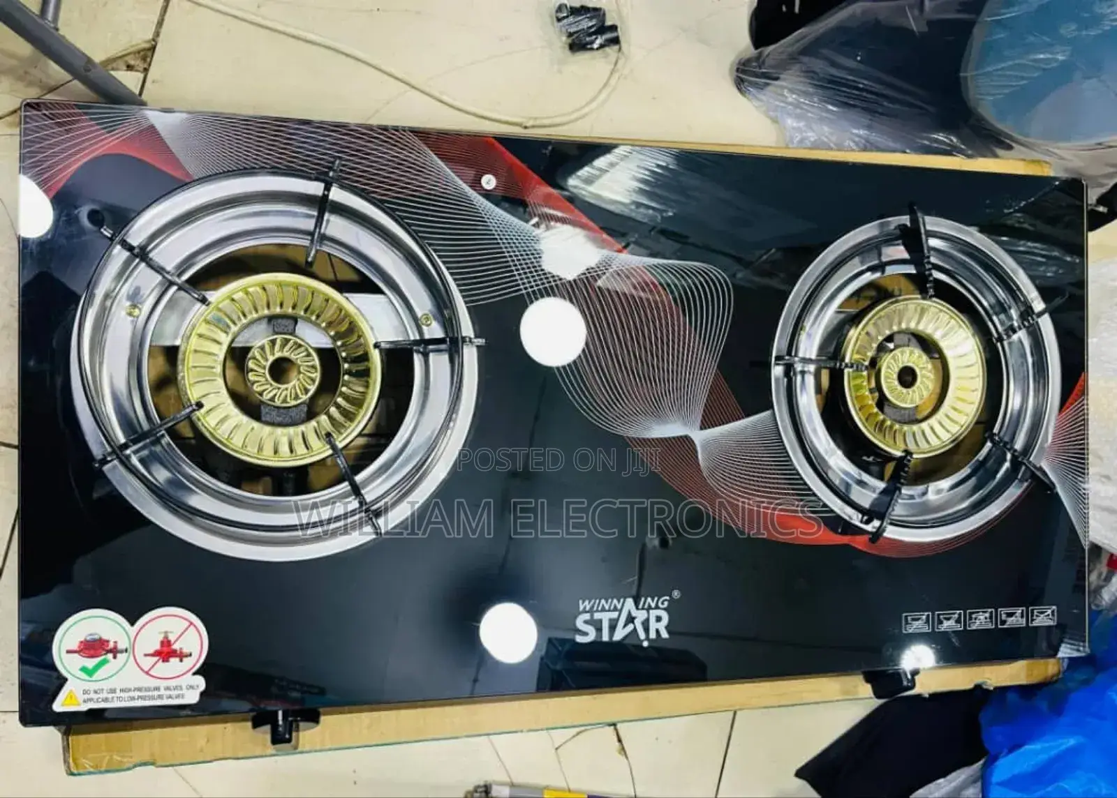 Winningstar Double Glass Burner