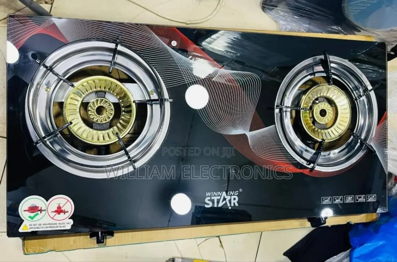 Winningstar Double Glass Burner