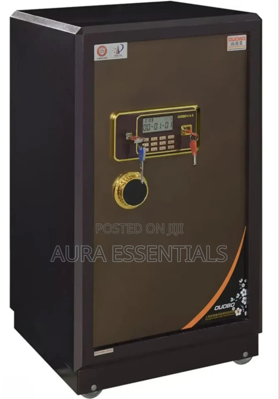 High Security Fireproof Digital Safe Box With Dual Locks