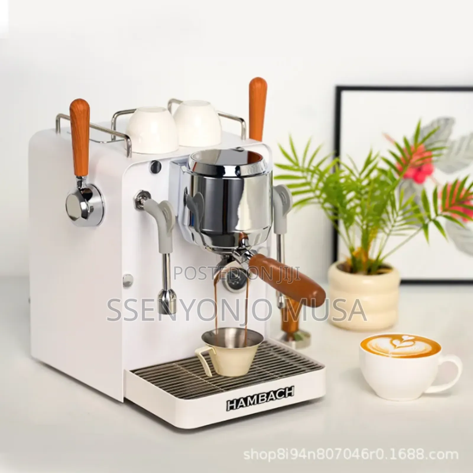 Commercial Semi-automatic Espresso Coffee Machine – Stainless Steel