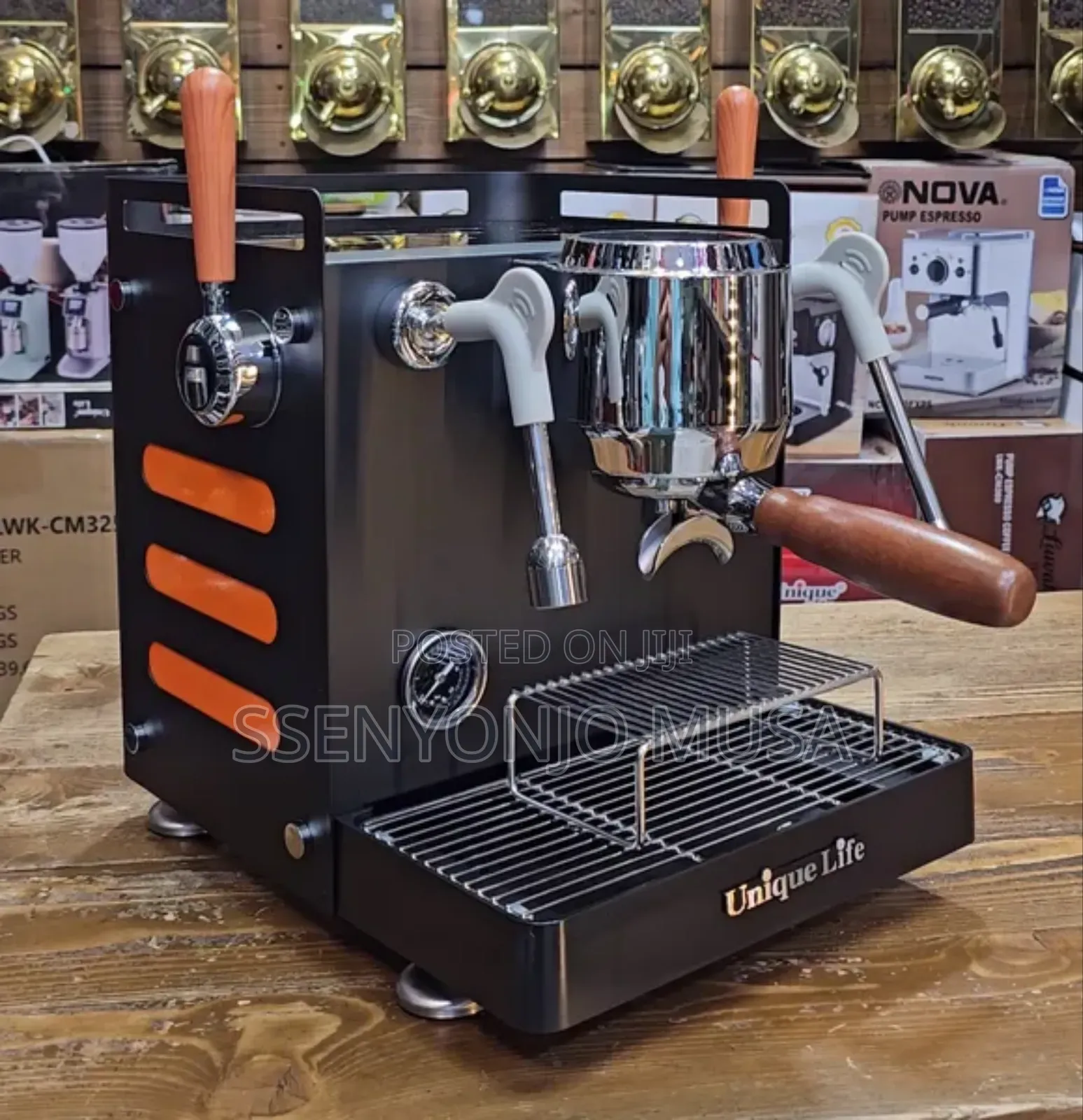Commercial Semi-automatic Espresso Coffee Machine – Stainless Steel