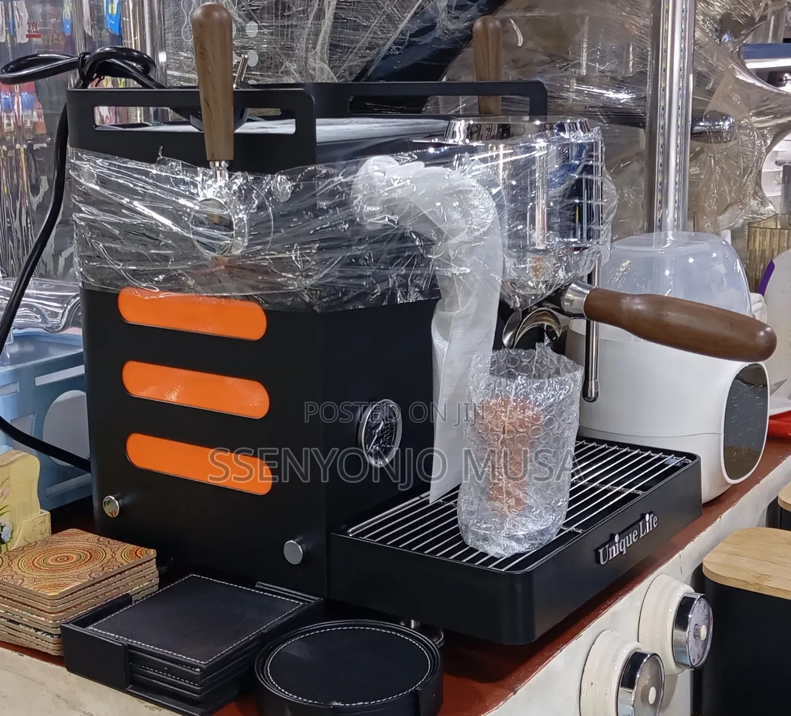 Commercial Semi-automatic Espresso Coffee Machine – Stainless Steel