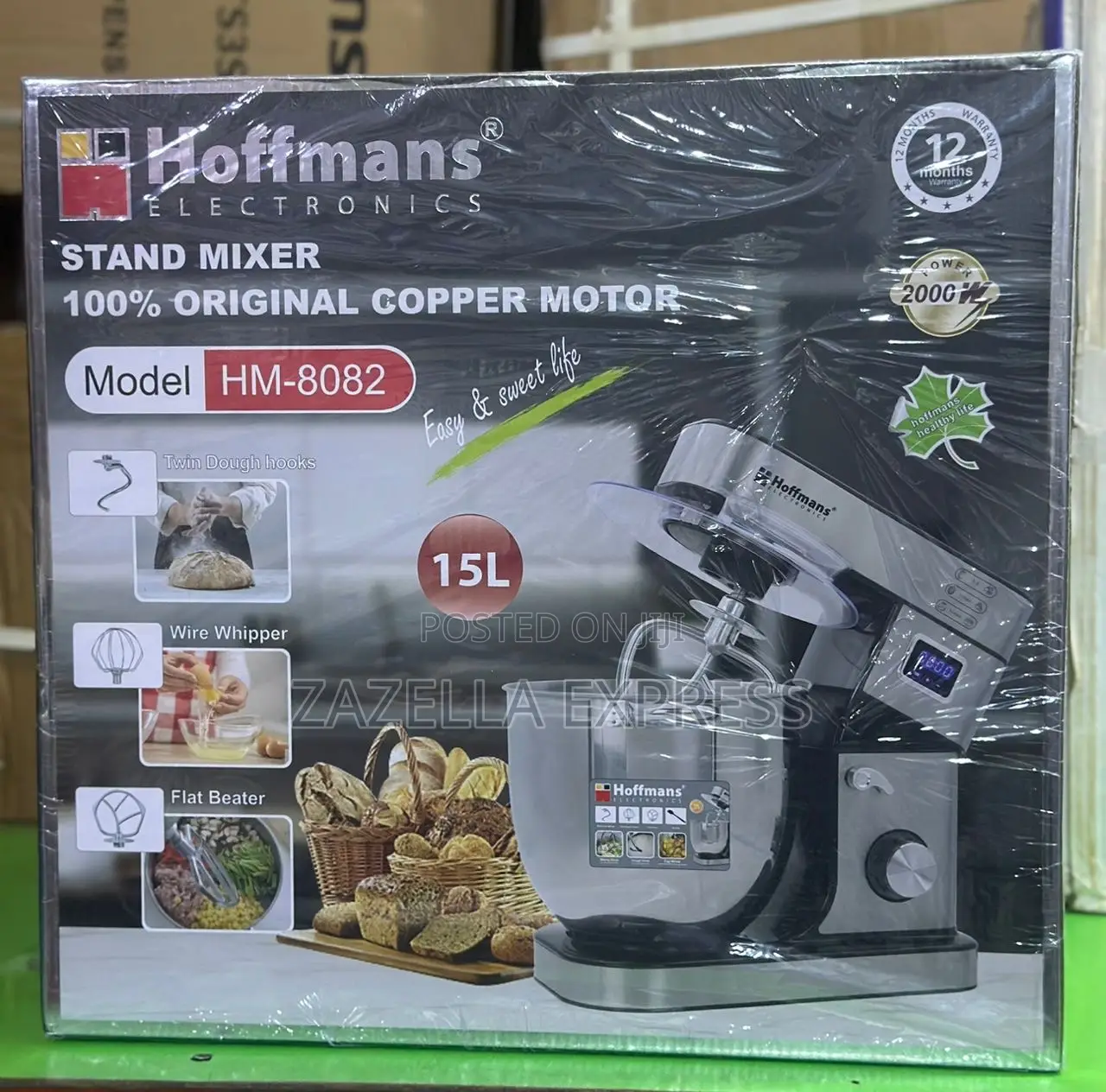 Hoffmans Stand Mixer 15l